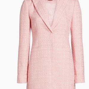 Alice + Olivia Pink Tweed Mini Dress